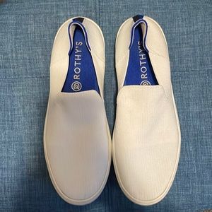 Rothy’s White The Original Slip On Sneaker Size 9